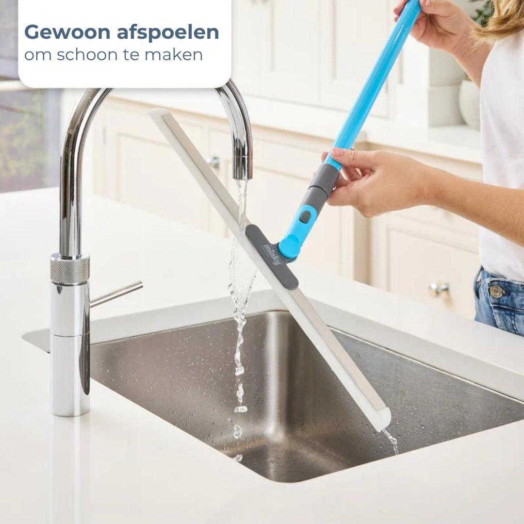 Minky Flexi Sweeper: reiniging van diverse oppervlakken, zoals vloeren, tapijten en ramen