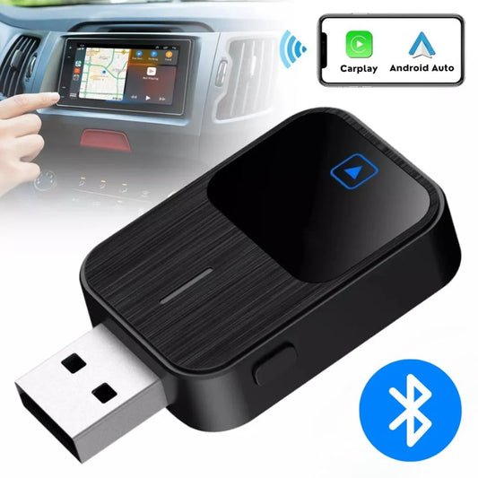 Adapter draadloos 2-in-1 CarPlay en Android Auto USB-stekker