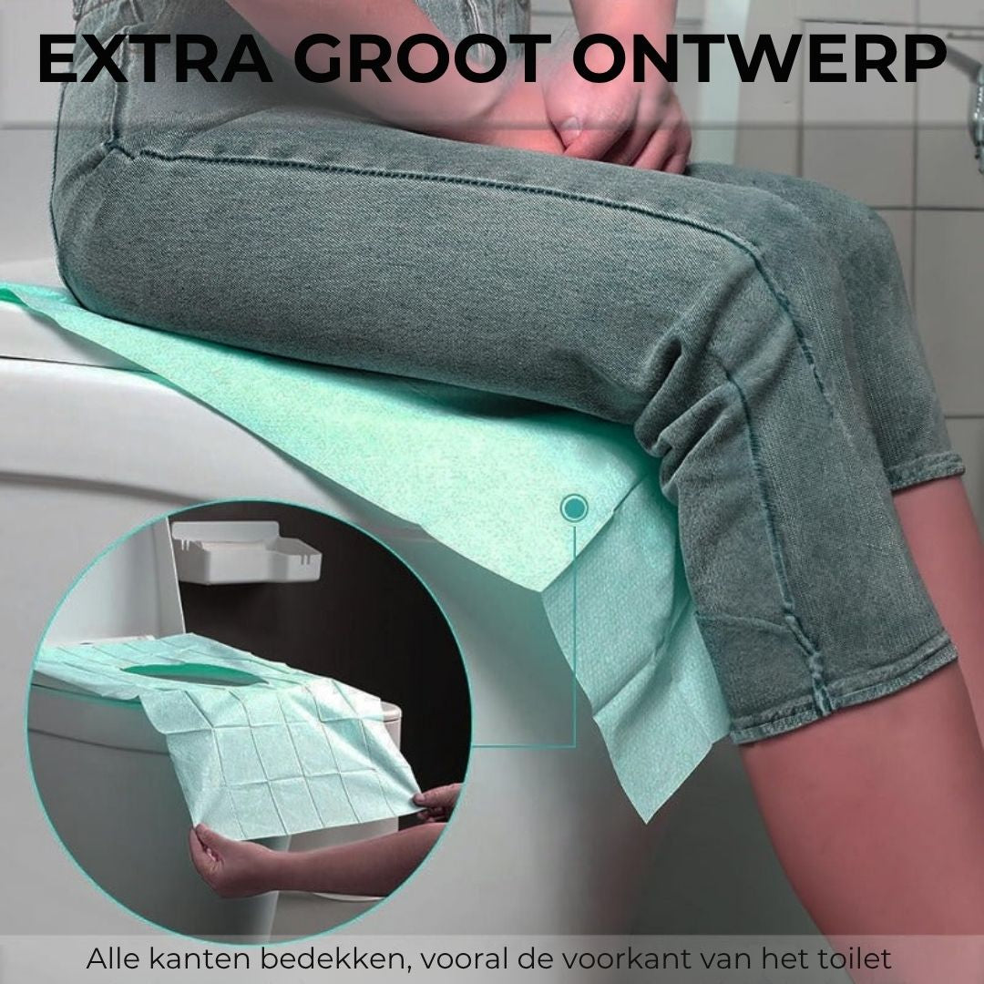 Anti-Slip Wegwerptoilethoezen - 10 Stuks