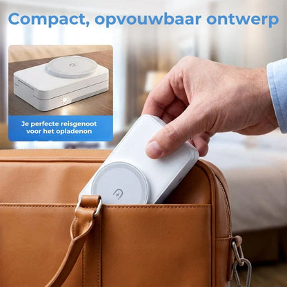 3-in-1 Magnetische Oplaadstandaard - Opvouwbaar en Draadloos
