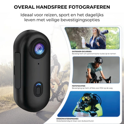 SpyCam PRO™ – Draagbare HD-videocamera met bewegingsdetectie