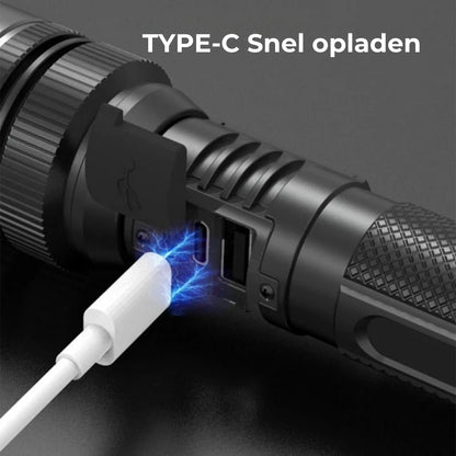 StormBeam Telescopische Zaklamp Powerbank