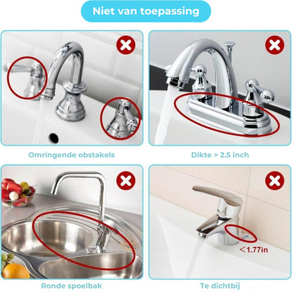 Opvouwbare spatmat voor de gootsteen