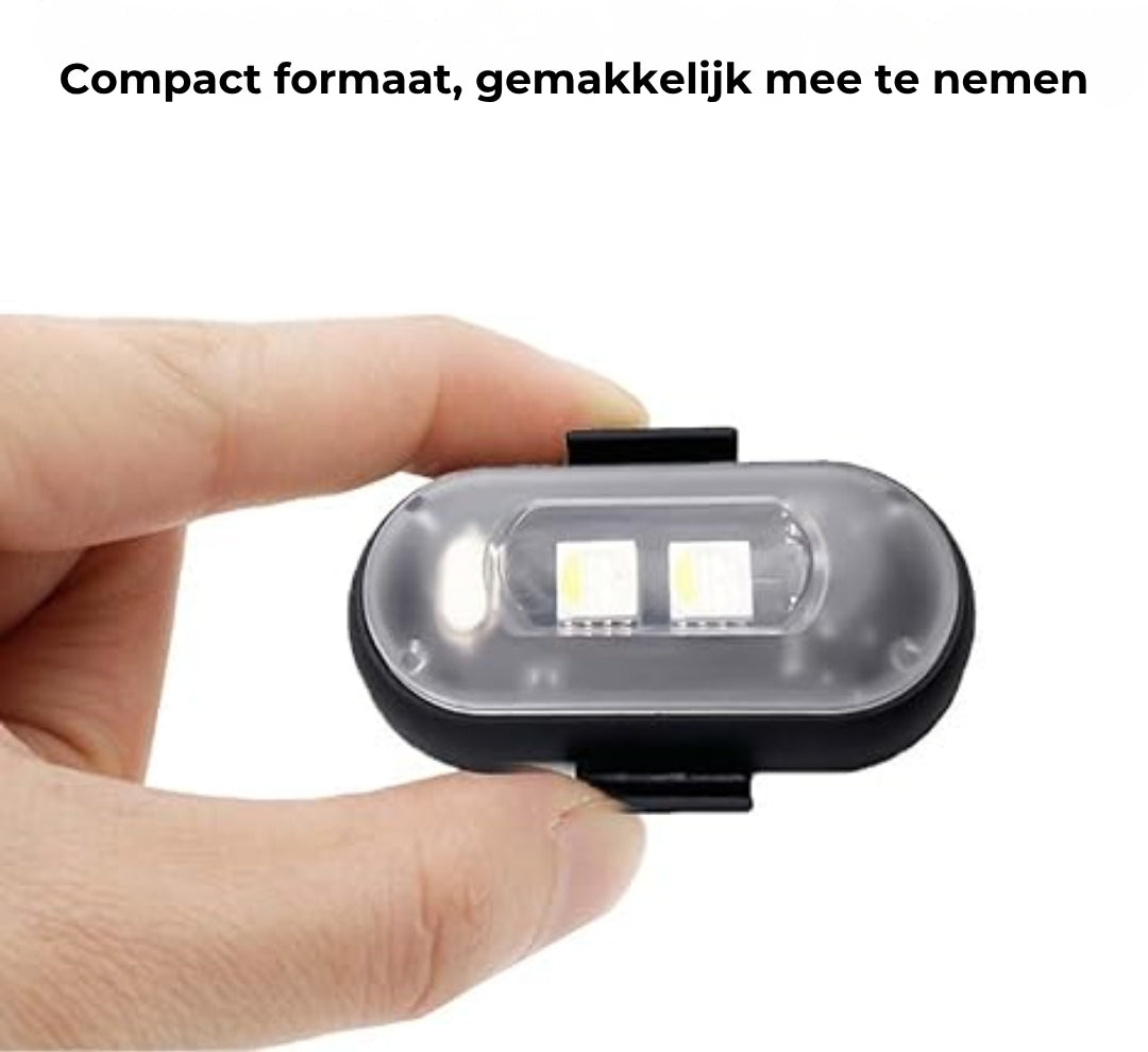 Draadloze LED Stroboscooplampen - Incl. Afstandsbediening - 2 Stuks
