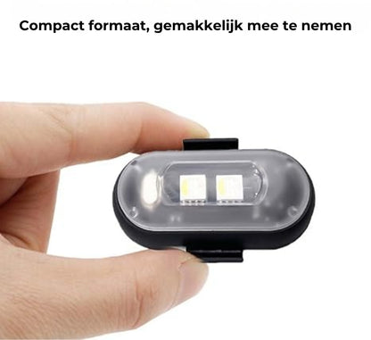 Draadloze LED Stroboscooplampen - Incl. Afstandsbediening - 2 Stuks