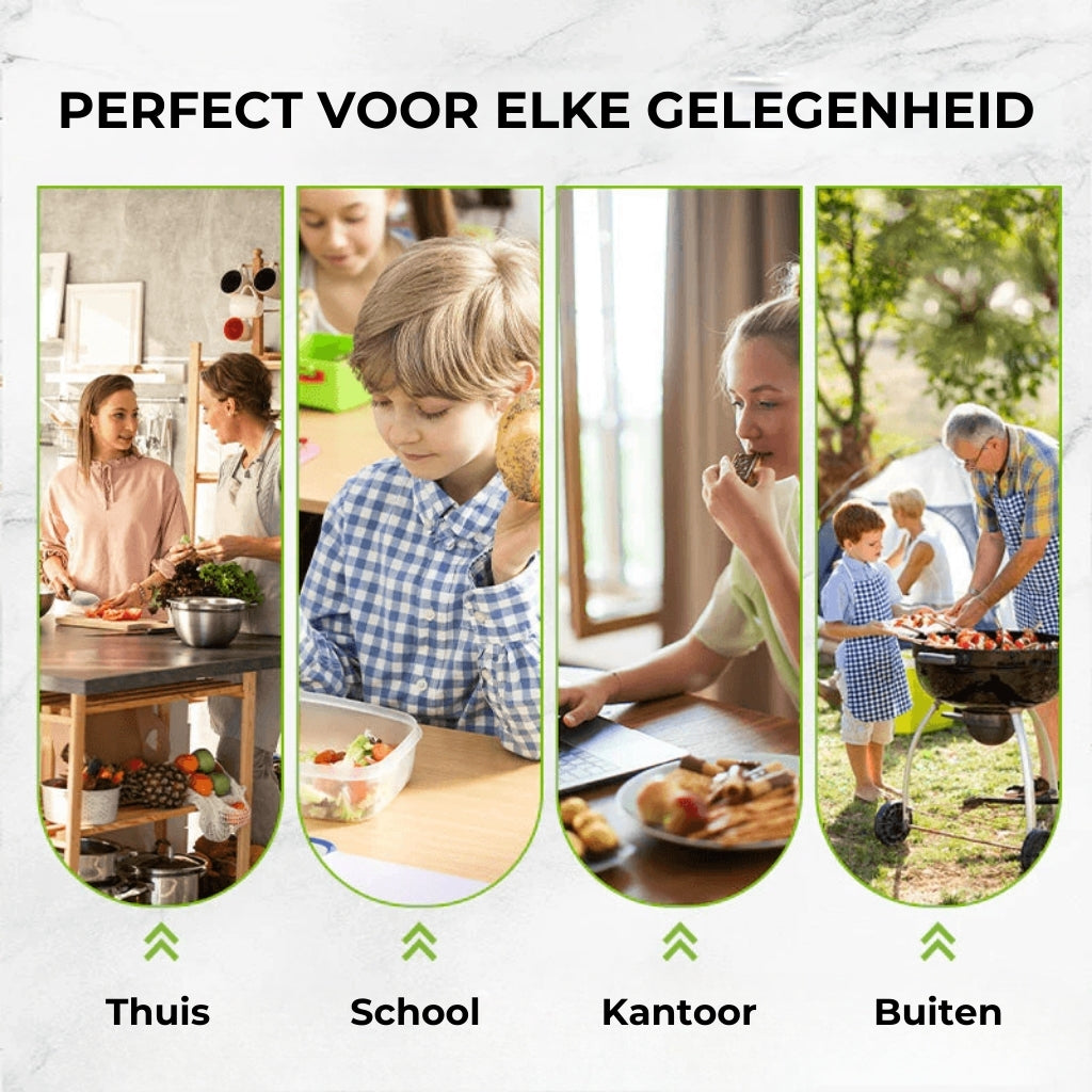 [30 stuks] Herbruikbare aluminiumfolie afsluitbare opbergzakjes