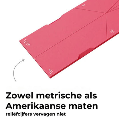 Platte 3-in-1 Opvouwbare Magnetische Maatlepels