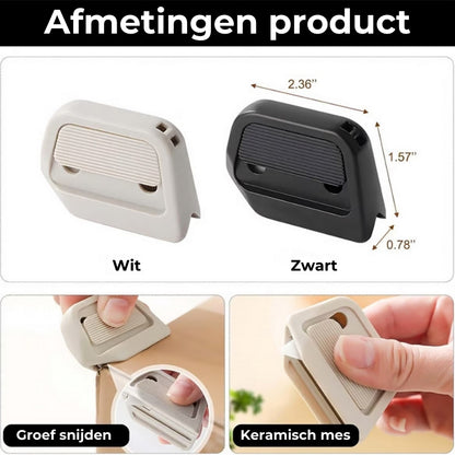 Intrekbaar Stanleymes Boxcutter - Veilig Mes Met Ingebouwde Magneet Voor Eenvoudige Opslag En Snelle Toegang