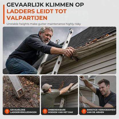 Ergonomische Dakgootreiniger