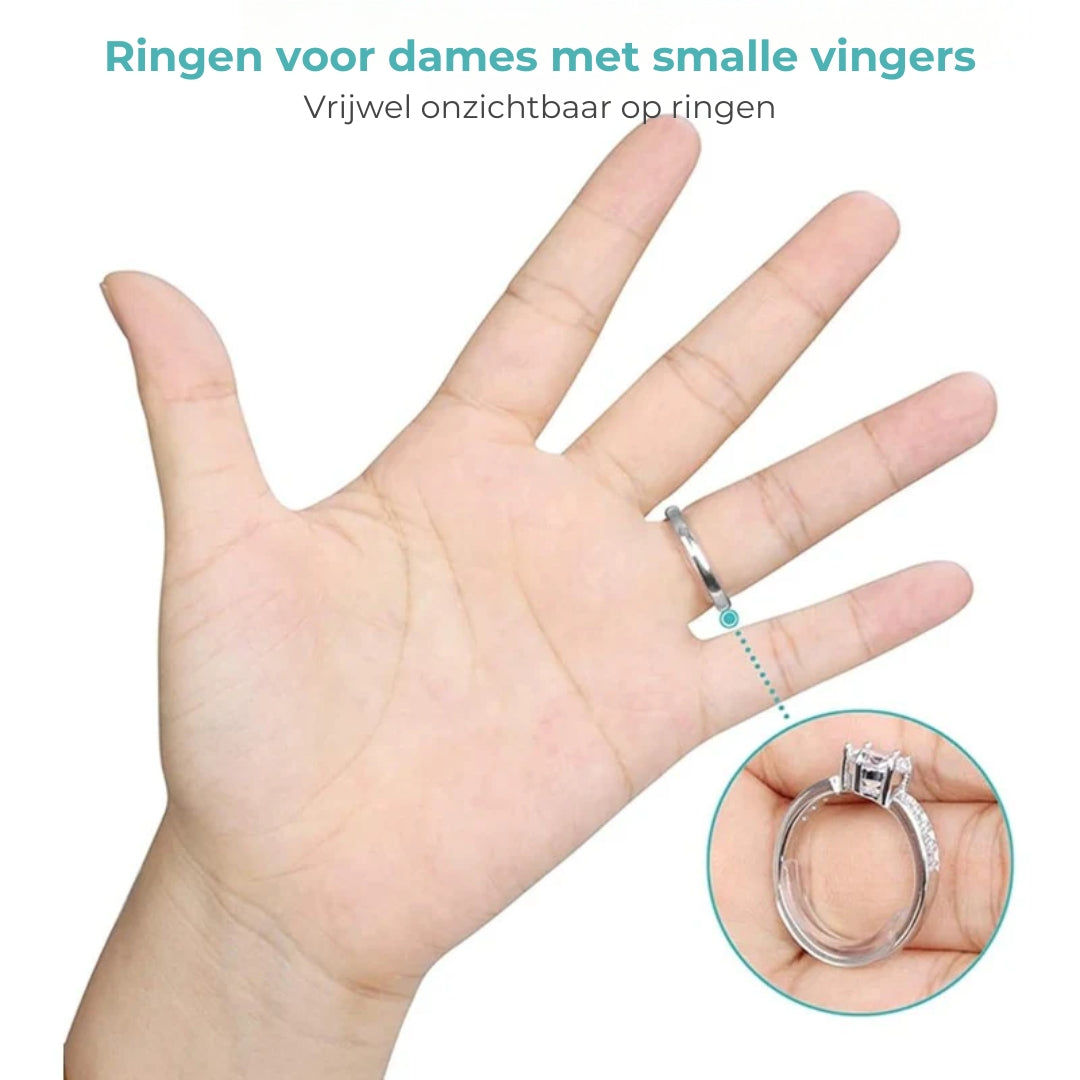 Onzichtbare Ringmaatversteller - 8 Stuks