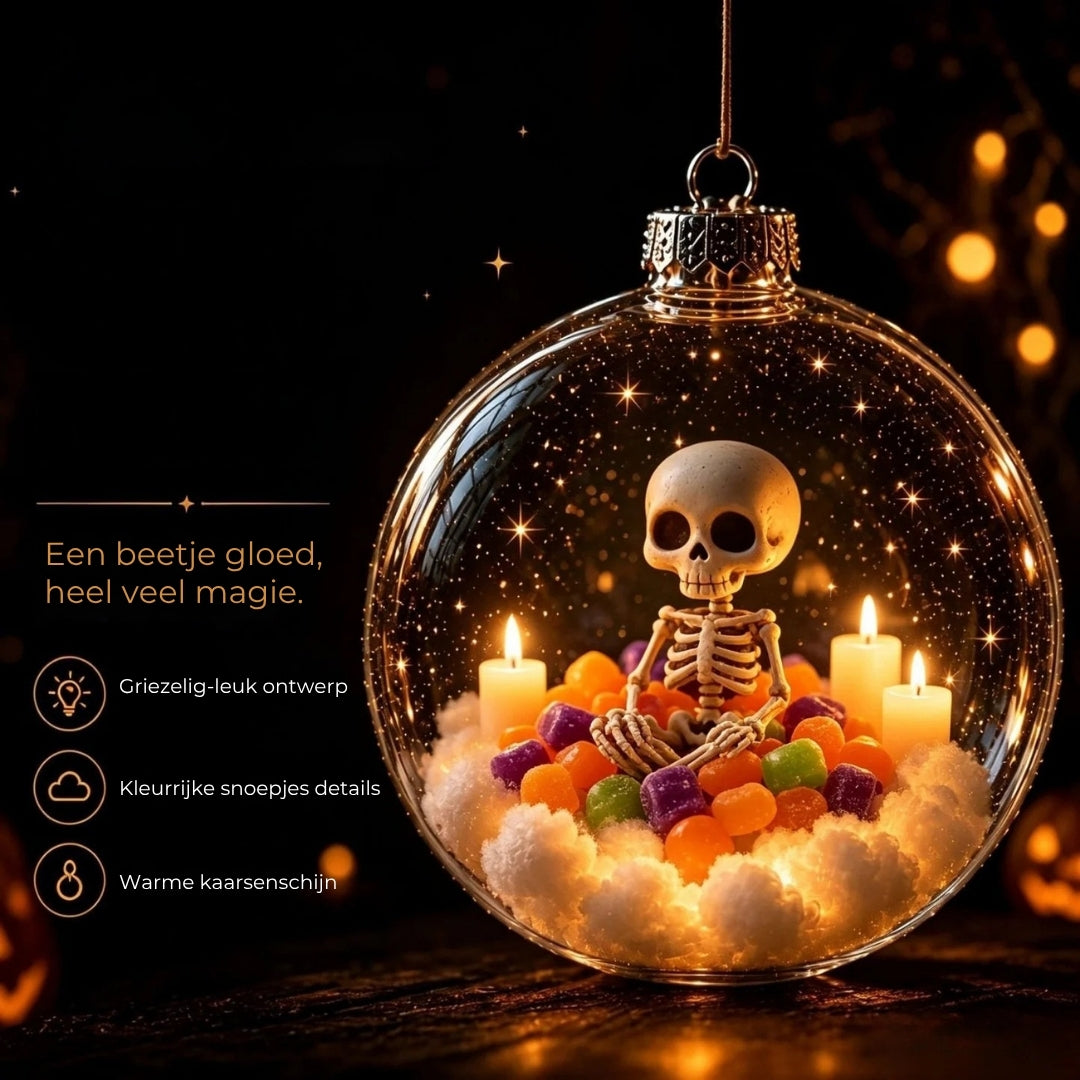 Halloween LED Miniatuurbal - Boomdecoratie