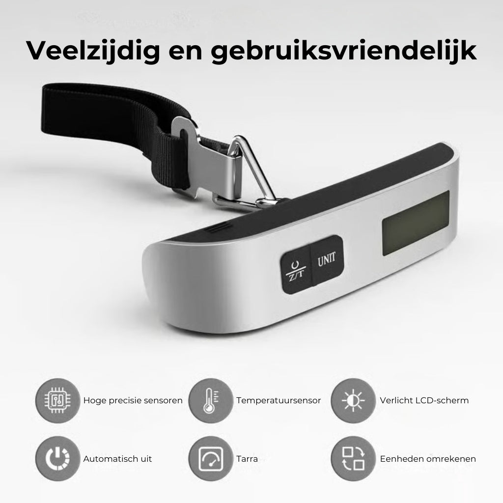 Draagbare digitale bagageweegschaal