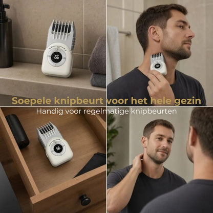 Draadloze Haartrimmer met Digitaal Display