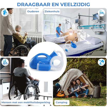 Draagbare urinefles