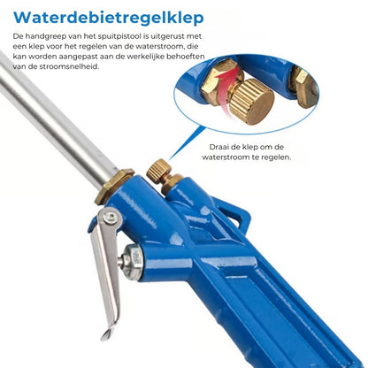 Perslucht Pistool met Watertoevoer