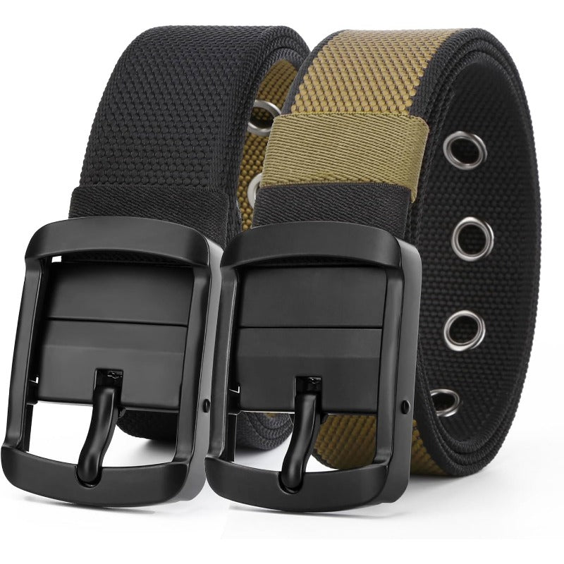 Omkeerbare tactische riem van nylon ✦ Tweekleurige riemband met snelontgrendeling