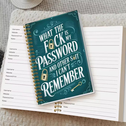 Leuk wachtwoordboek / wachtwoord organizer