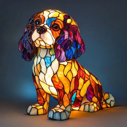 Grappige, schattige Hars Puppy Lampen