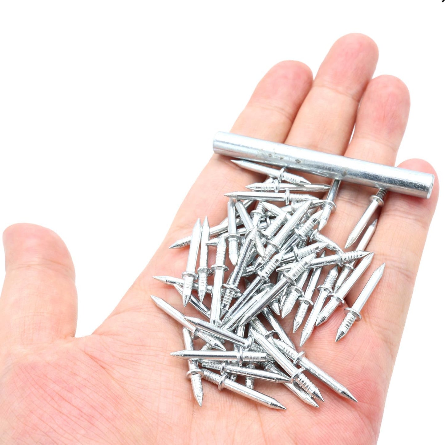 Naadloze 2-zijdige nagelspijkers (50 stuks)