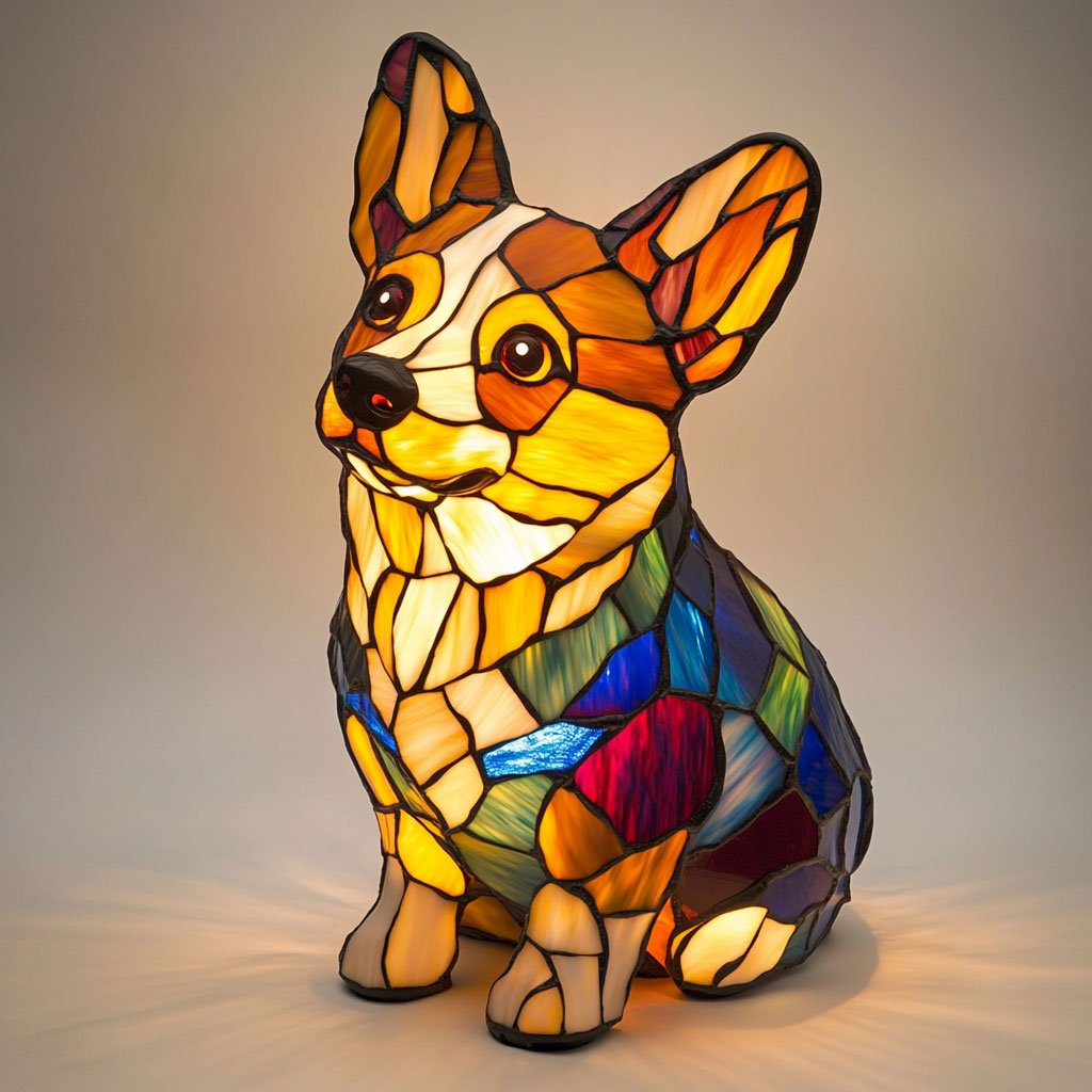 Grappige, schattige Hars Puppy Lampen