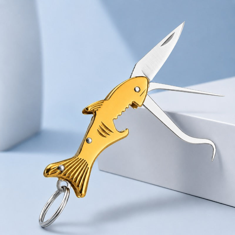 Haai 3-in-1 sleutelhanger-multitool