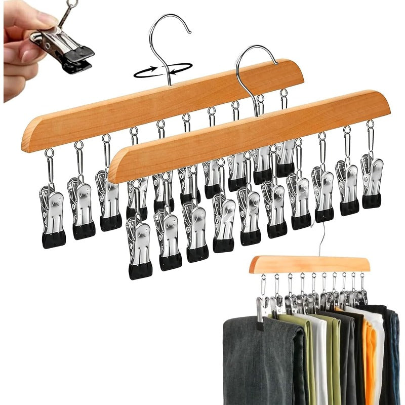 Kledinghanger met 10 klemmen