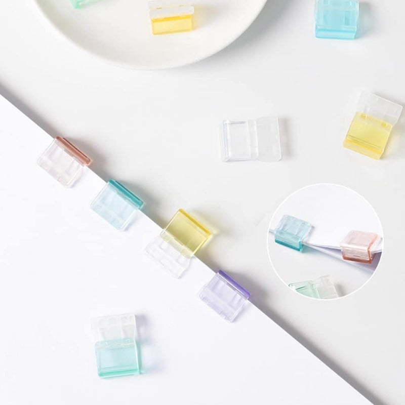 Papierclips met plastic glijlaag