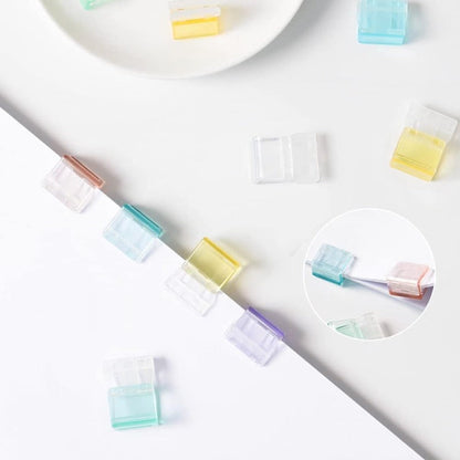 Papierclips met plastic glijlaag