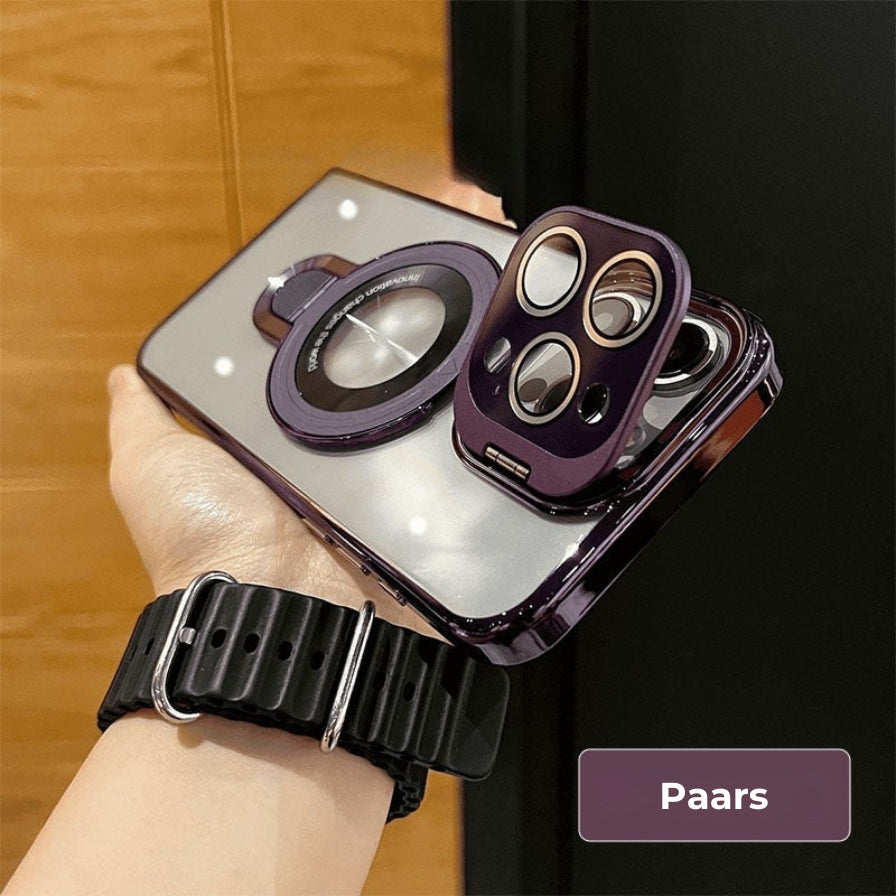 Dubbele standaard iPhone-hoes