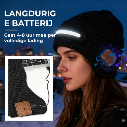 🔊 LED Bluetooth Beaniemuts