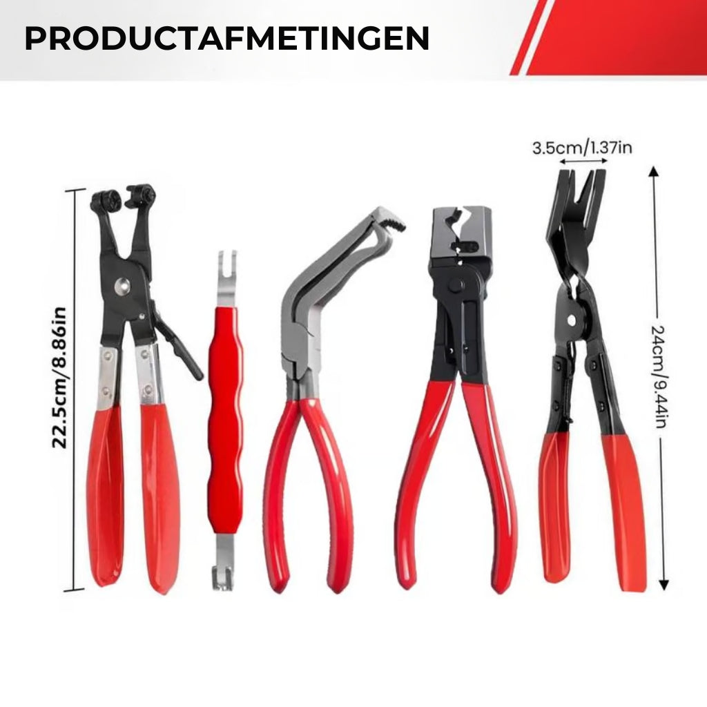 🔧 Set Auto Ontkoppeltangen - Multifunctionele gereedschap