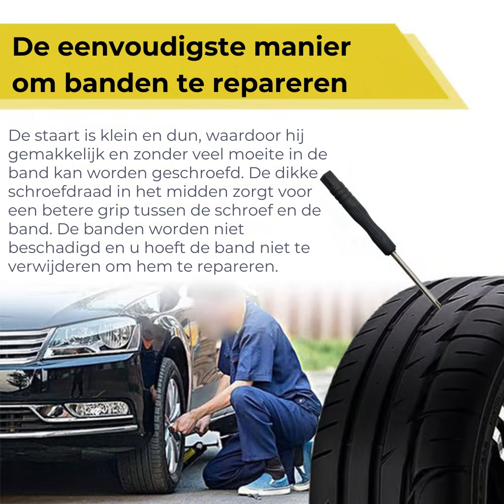 🔩60-delige set bandenreparatie spijkers in 2 maten