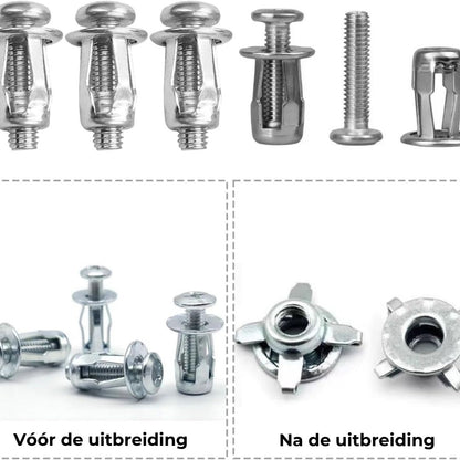 Roestwerende Hollewandankers met Bloemblad-Spreiding