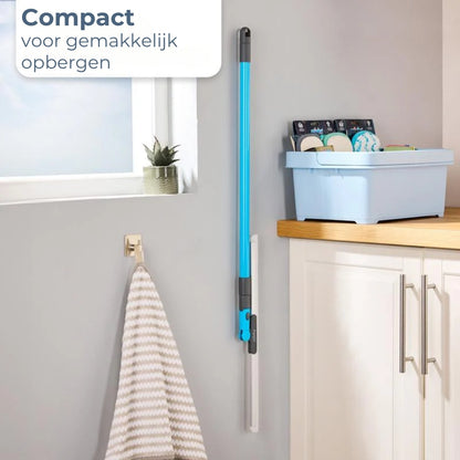 Minky Flexi Sweeper: reiniging van diverse oppervlakken, zoals vloeren, tapijten en ramen