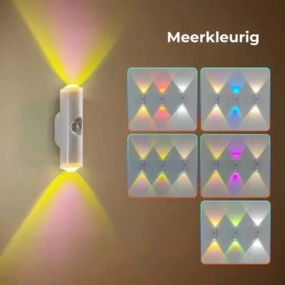 LED Wandlamp met Bewegingssensor – Draadloos, Dimbaar en USB Oplaadbaar
