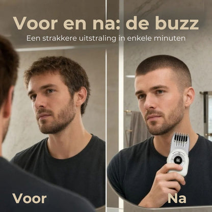 Draadloze Haartrimmer met Digitaal Display
