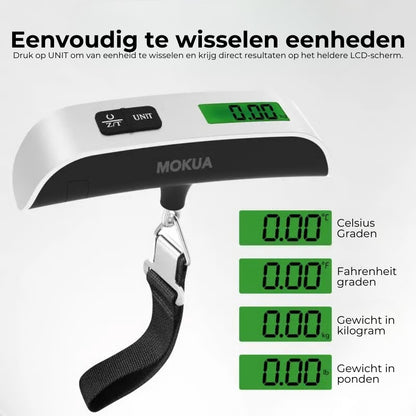 Draagbare digitale bagageweegschaal