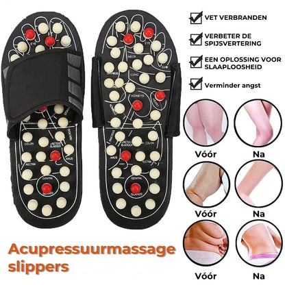 Slippers voor acupressuur en magneettherapie