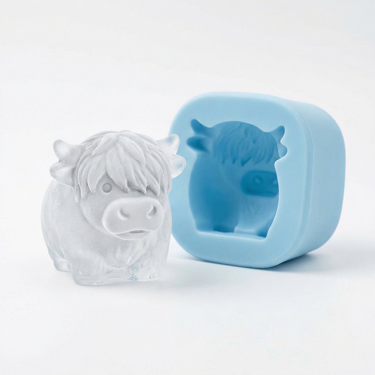3D Highland-koe Mini-ijsblokjesvorm –  drankjes, feestjes en cadeaus