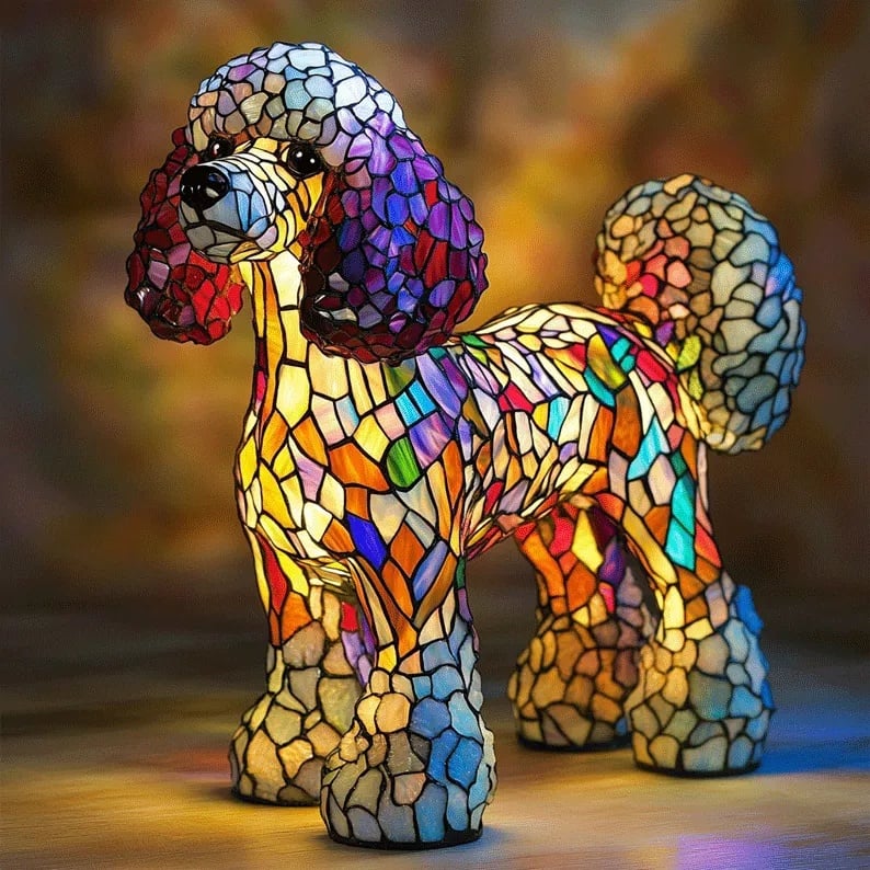 Grappige, schattige Hars Puppy Lampen