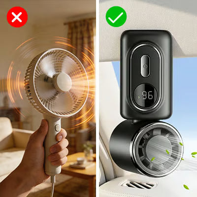 Mini Draagbare Handheld Clip-On Ventilator