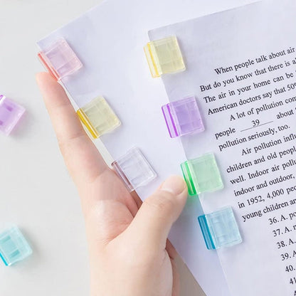 Papierclips met plastic glijlaag