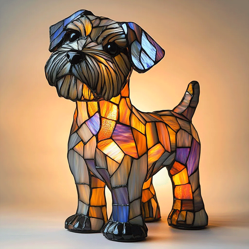 Grappige, schattige Hars Puppy Lampen