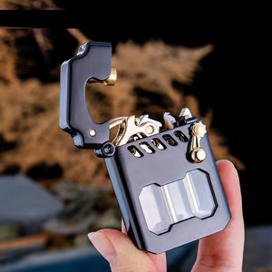 Powerlighter - Krachtige, Moderne Design, Windbestendige Metalen Aansteker
