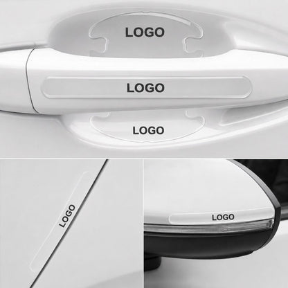 Krasbestendige Autodeurhendel Stickers - 8 Stuks