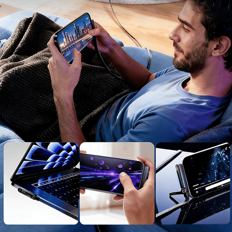240W Snellaad Kabel met 360° Roterende Stand