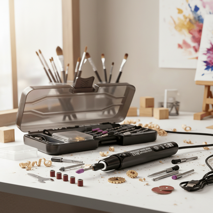 Elektrische Rotary Tool Set met LED-licht en Digitaal Display
