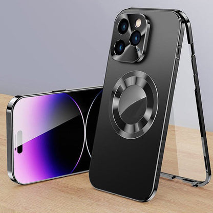 iPhone Dubbelzijdige magnetische telefoonhoes