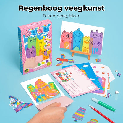 DIY Regenboog Veegkunst (set van 35)