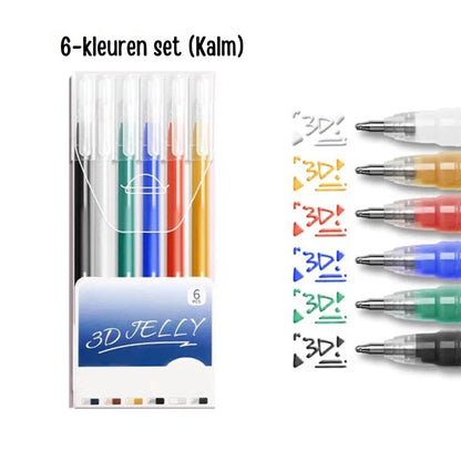 Cithway® 3D Gelei Pennenset (6/12 stuks)